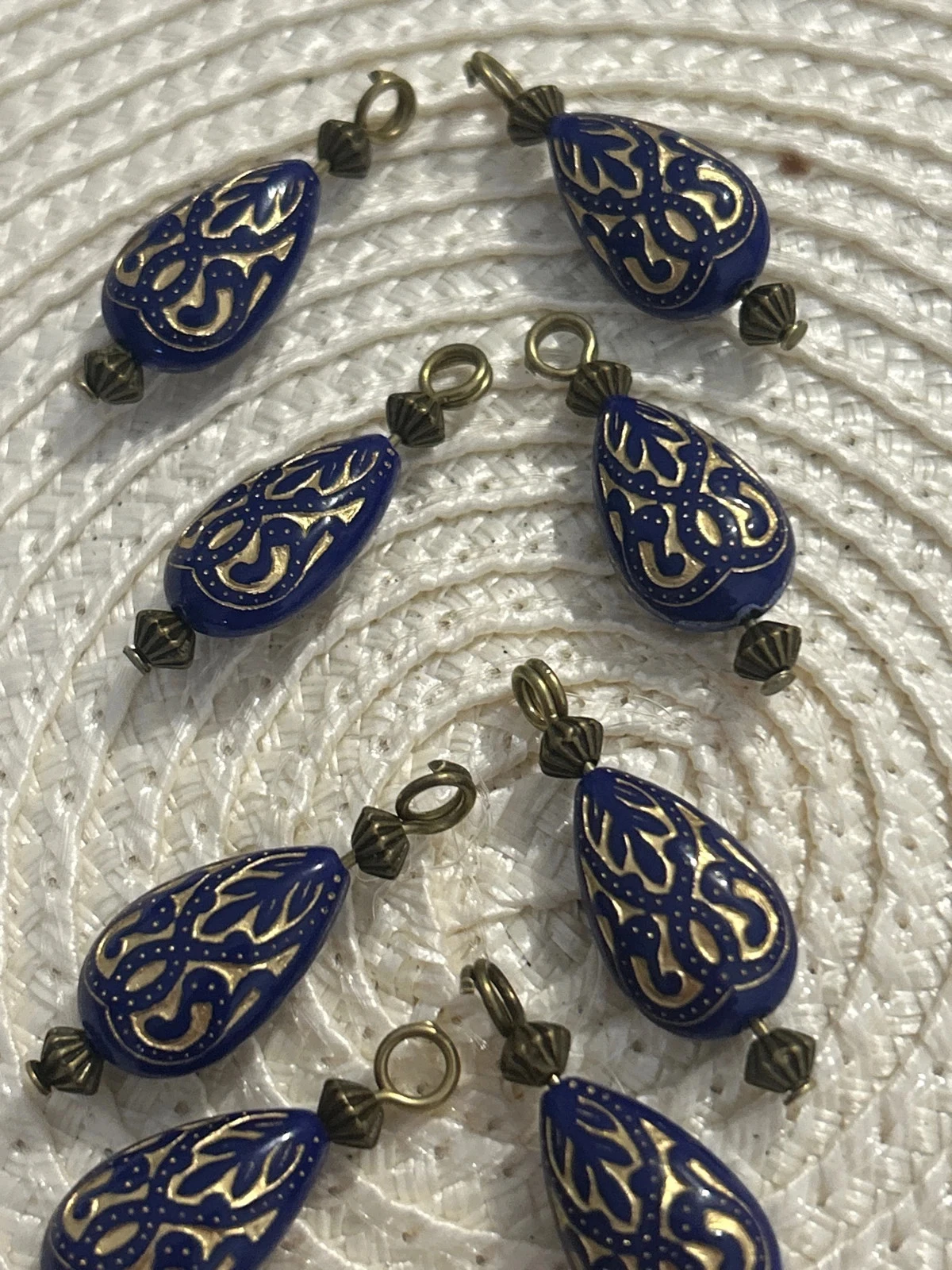 Set of 10 + 2 retro bohemian charms – photo 3